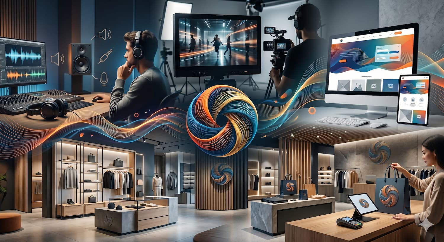 Sistema de marca multicanal audio, vídeo, web y PDV